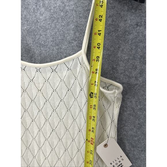 NWT Billabong Women's Midi Dress Size Medium White Day Dream Beach MSRP $59.95 - Picture 11 of 12
